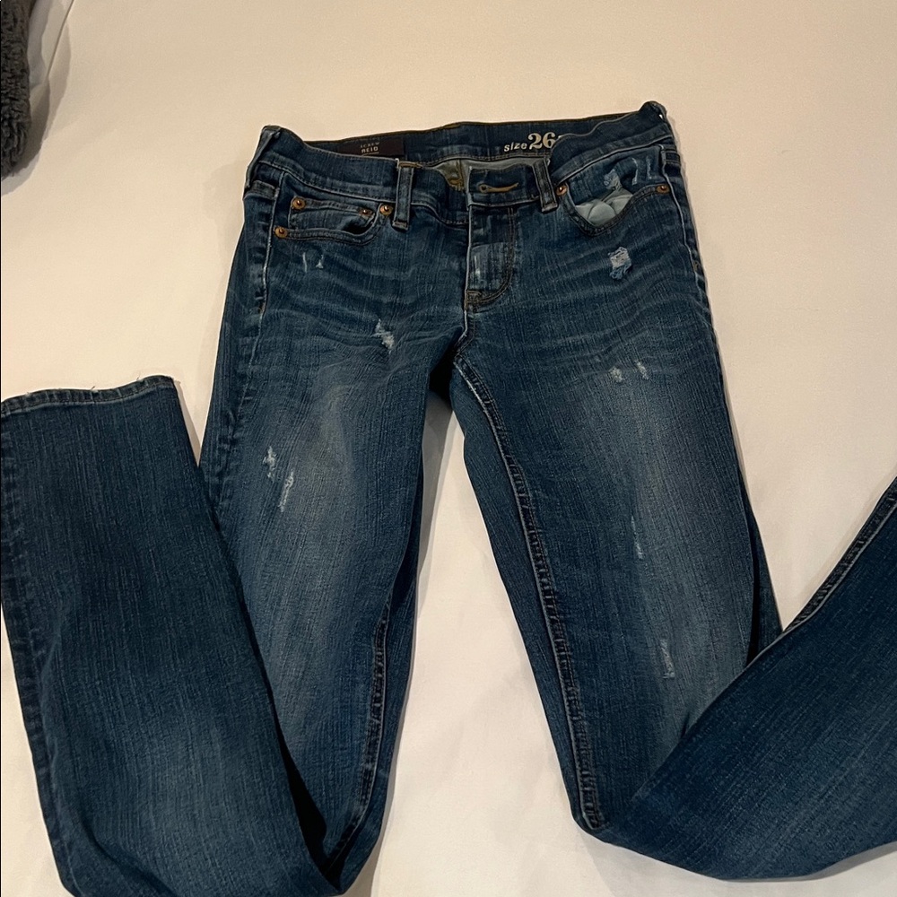 J. Crew Dark Blue Skinny Jeans